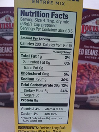 274519 Cajun Red Beans & Rice Entree Mix - 7 Oz.