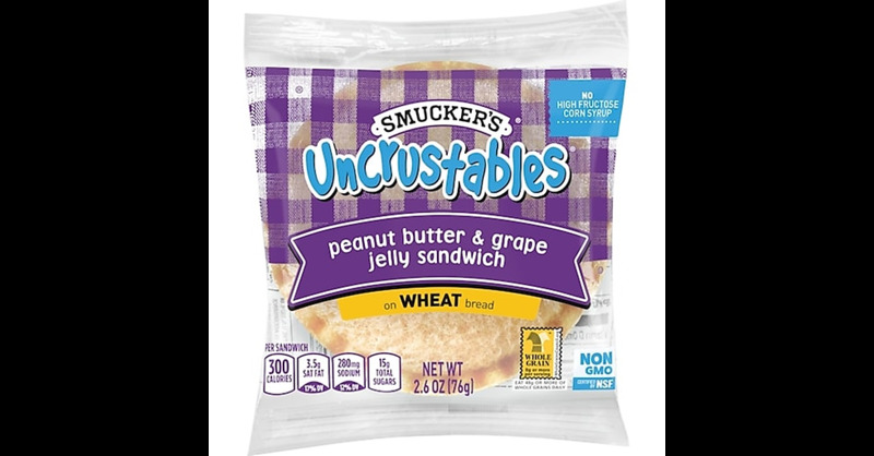 UNCRUSTABLES PEANUT BUTTER & / 48/2.6OZ / SMUCKERS