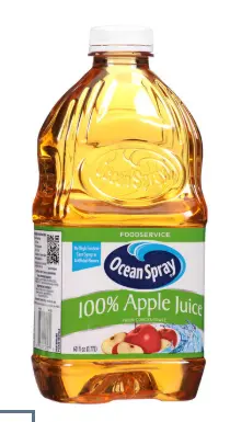 JUICE APPLE 100% TFF / 8/60 OZ / OCNSPRY 
