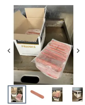 FRANKS 4/1 BEEF 6"  2/5 LB	WEST CRK