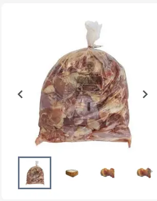 CHICKEN THIGH MEAT RAND B/S CVP / 4/10 LB / WEST CRK