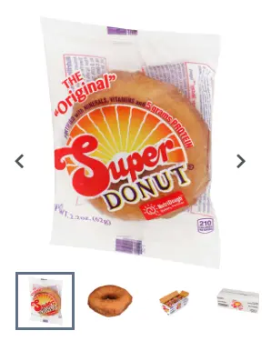 DONUT PLN SUPER ORGNL / 40/2.25OZ / SPR BKRY