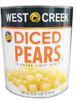 PEAR DICED IN EXTRA L/S TFF / 6/#10CN / WEST CRK 