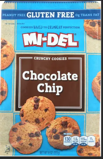 COOKIES CRNCHY CHIP CHOC	8/8 OZ	MIDEL	