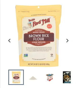 FLOUR WHL GRAIN BRWN RICE	4/24 OZ	BOBSRDML