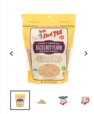 FLOUR MEAL HAZELNUT	4/14 OZ	BOBSRDML	  