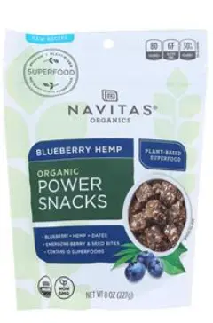 SNACK POWER HEMP BLUBRY ORG	12/8 OZ – NAVITAS 