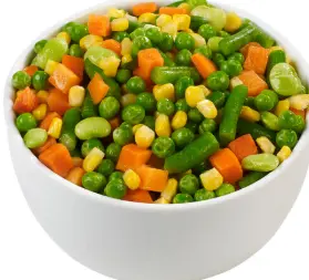 INDIVIDUALLY_QUICK_FROZEN CARROT CORN PEA GREEN BEAN LIMA BEAN  1/20 LB