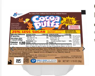 CEREAL SPECIAL EDITION REDUCED_SUGAR BOWLPACK  96/1.06 OZ