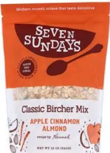 CEREAL OAT MUESLI BIRCHER UNSWEETENED 6/12 OZ