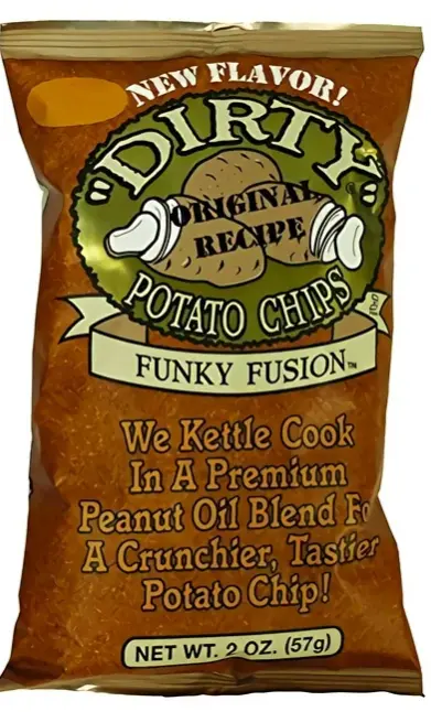 Dirty Funky Fusion Potato Chips 2 Oz., PK25