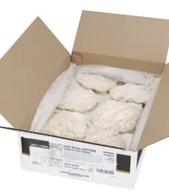 BEEF STEAK COUNTRY FRIED CHOPPED TEXAS STYLE FROZEN 30/5.33 OZ