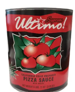 SAUCE PIZZA PREPARED W/CHEESE ULTIMO SUPREME 6/#10 CN