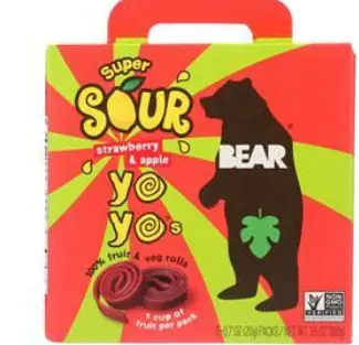 YOYO FRUIT REAL STRAWBERRY APPLE BEAR 6/3.5 OZ