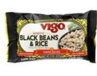 BEAN BLACK AND RICE VIGO 12/8 OZ