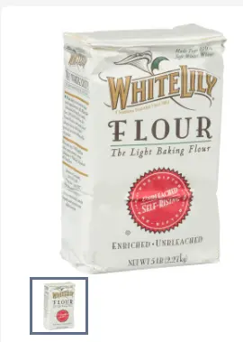 FLOUR S/R UNBLEACHED / 8/5 LB / WHT LILY