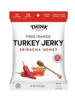 JERKY TURKEY SRIRACHA HONEY 8/2.2 OZ
