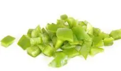 PEPPERS GREEN DICED 3/8 IN   1/5 LB