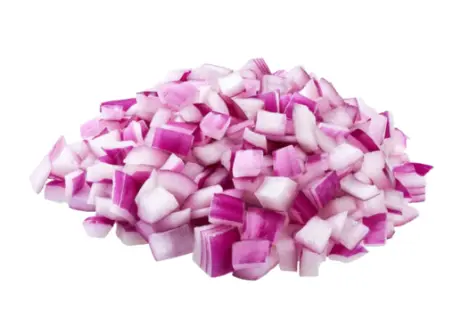 ONION RED DICED 1/4"  2/5 LB