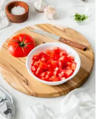 TOMATO ROMA DICED  4/5 LB