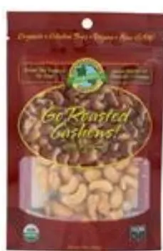 NUTS CASHEW DRY SALTED ROASTED SNACK 6/3 OZ