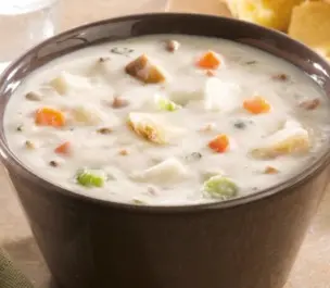 SOUP CREAM OF POTATO W/BACON 