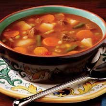 SOUP VEGETABLE BEEF CAMPBELLS 3/4 LB