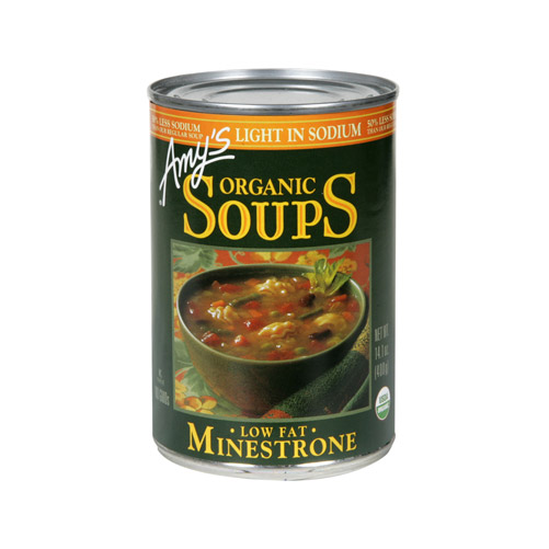 SOUP MINESTRONE LOW SODIUM ORGANIC 12/14.1 OZ