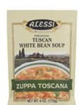SOUP TUSCAN BEAN WHITE ALESSI  6/6 OZ