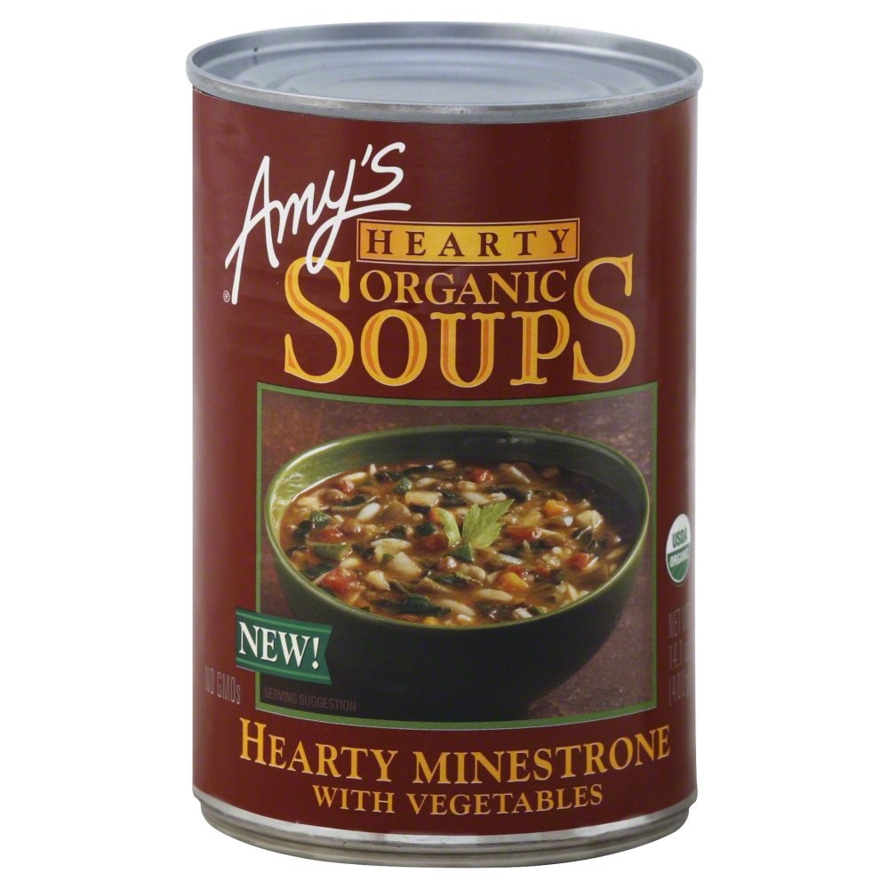 SOUP VEGETABLE MINESTRONE AMYS  12/14.1 OZ