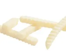 FRIES 1/2" CRINKLE CUT SKIN OFF FROZEN 6/5 LB