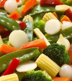 VEGETABLE BLEND STIR FRY EMPEROR FROZEN BROCCOLI PEA POD CARROT CORN ONION  6/4 LB