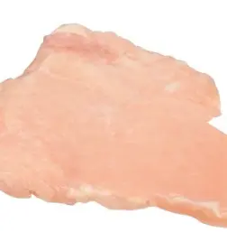 CHICKEN BREAST FILLET BONELESS_SKINLESS ICE GLAZED FROZEN W/RIB MEAT 48/8 OZ