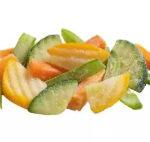 VEGETABLE BLEND MEADOW SLICED FROZEN CARROT GREEN BEAN ZUCCHINI YELLOW SQUASH  1/32 OZ