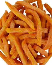 FRIES 5/16 IN REGULAR CUT SWEET FROZEN POTATO VANILLA AND SUGAR EXTRA-LONG-FANCY  1/3 LB