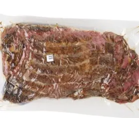 BARBEQUE BEEF BRISKET SLICED SMOKED FROZEN 1/7 LB