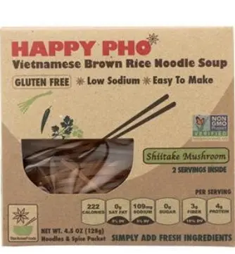 SOUP BROWN RICE NOODLE MUSHROOM FROZEN 6/4.5 OZ