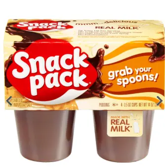 PUDDING CHOC SNACK PACK TFF / 48/3.5OZ / SNCK PCK 
