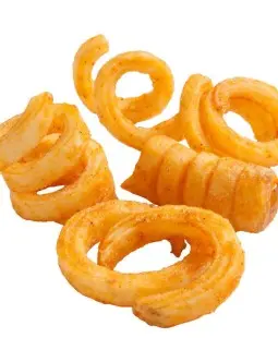 FRIES SPIRAL CUT SEASONED  1/5 LB