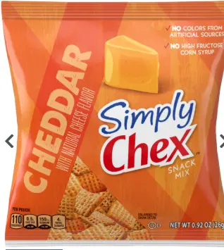 SNACK MIX CHED / 60/0.92OZ / SMPLCHEX 
