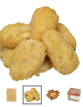 [266792] CHICKEN BRST NUGGET .71 OZ / 2/5 LB / REDLBLT 