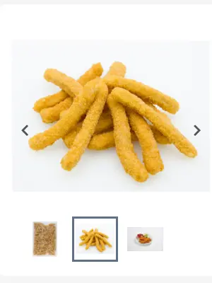 [392489] CHICKEN FRIES BRD FC FZ / 2/5 LB / KOCH-
