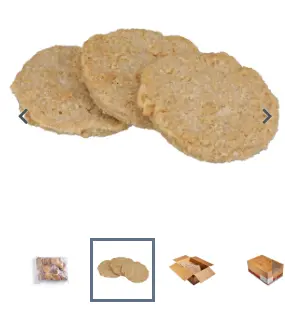 [366185] CHICKEN PATTY BRD WHL GRAIN FC / 175/3 OZ / TYSON