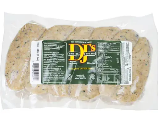 [380719] SAUSAGE BOUDIN LINK 2/1 ORGNL / 20/8 OZ / DJS 