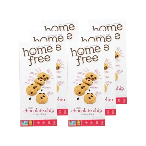 [708819]  COOKIES MINI CHOC CHIP	6/5 OZ	HOMEFREE	  