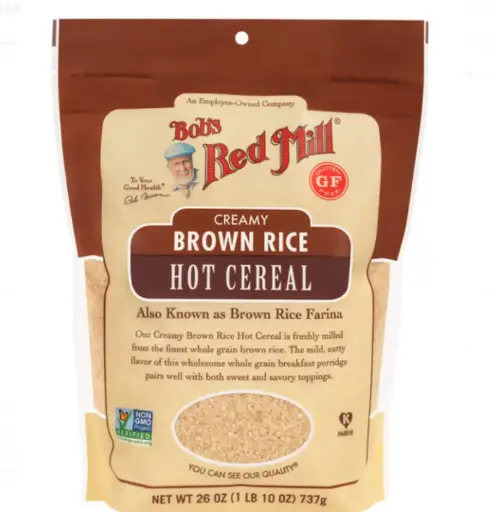 [717497]  FARINA BRWN RICE GLUTEN FREE - 4/26 OZ  - BOBSRDML 