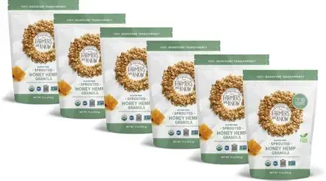 [642386]   CEREAL GRANOLA OAT HONEY HEMP	6/11 OZ  ONEDEGR  