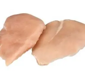 [728177] CHICKEN BREAST 6 OUNCE SINGLE BONELESS_SKINLESS FROZEN  3/6 LB
