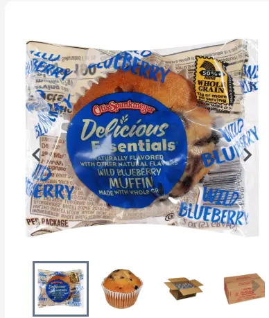 [404387] MUFFIN BLUBRY WHL GRAIN IW / 72/2 OZ / DLCSSTLS