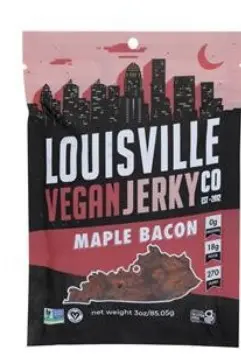 [724291] JERKY MAPLE BACON VEGAN  10/3 OZ